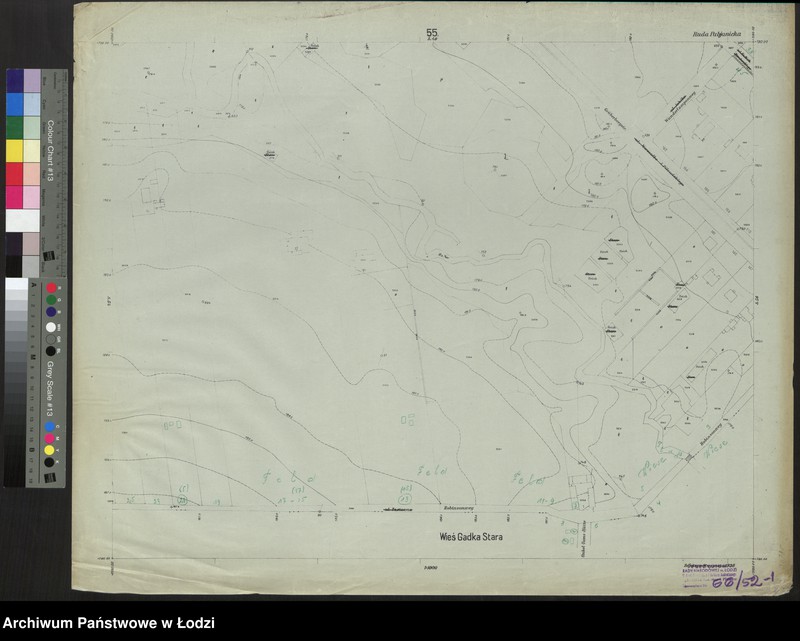 Obraz 1 z jednostki "Plan miasta Rudy Pabianickiej Sekcja 55"