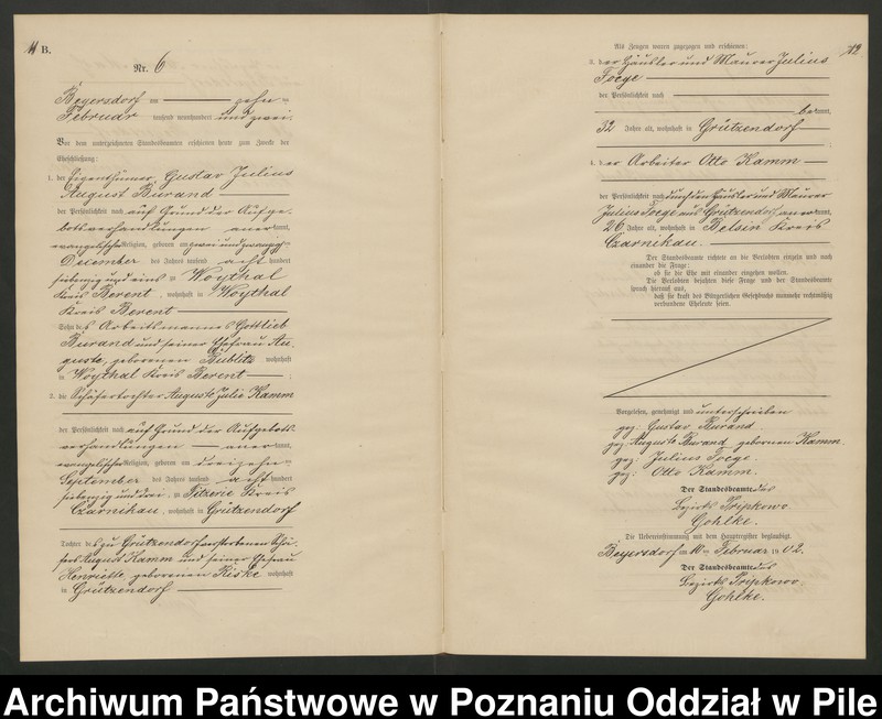Obraz 9 z jednostki "Księga małżeństw"