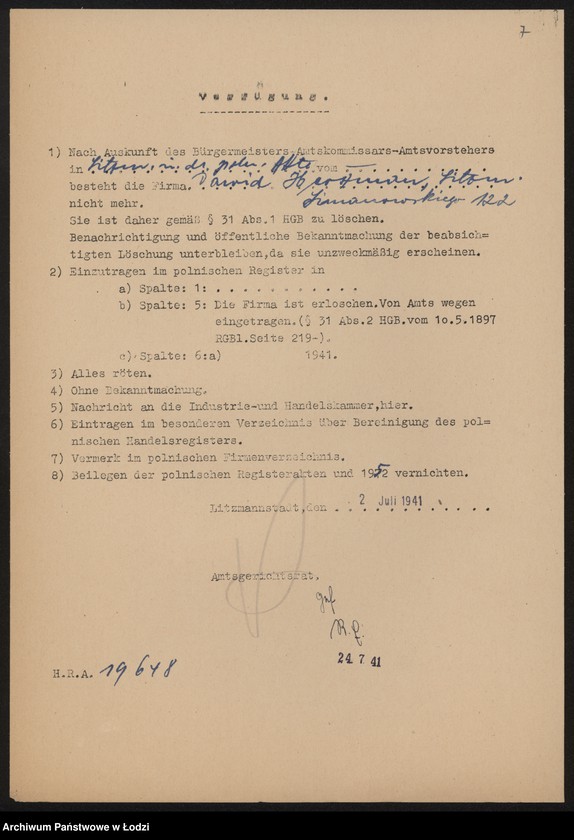 Obraz 9 z jednostki "Dawid Herszman- sklep spożywczy"