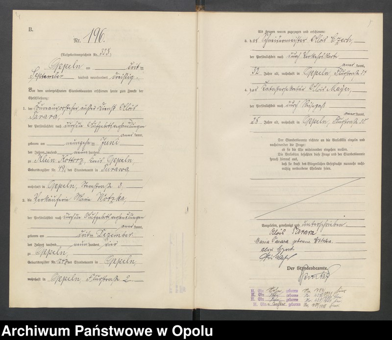 Obraz 5 z jednostki "[Rejestr Małżeństw] 1930 tom II Nr 195-294"