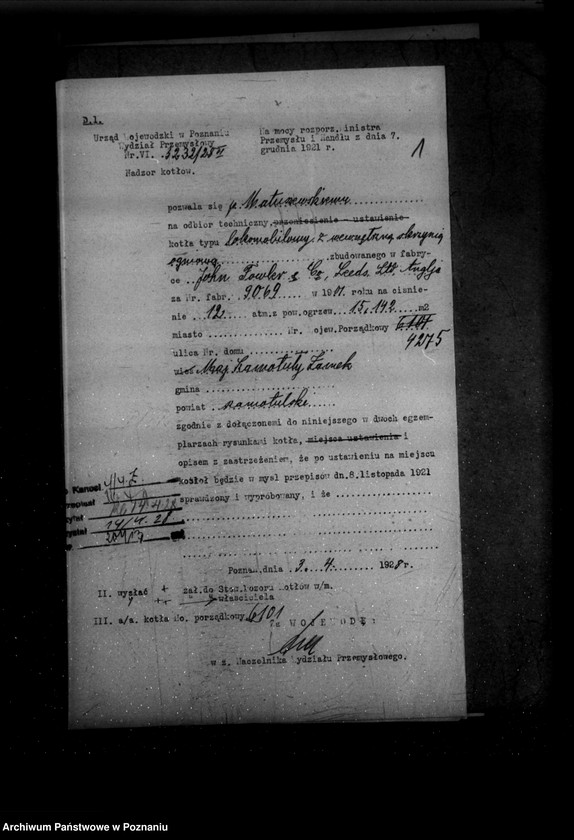 Obraz 5 z jednostki "Majętność Szamotulska własność Matuszewski nr woj. kotła 4275"