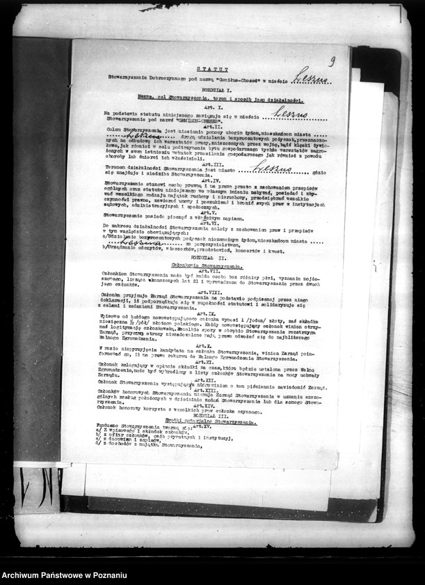 Obraz 13 z jednostki "/Stowarzyszenie Dobroczynne,,Gemitus Chesed" w Lesznie/"