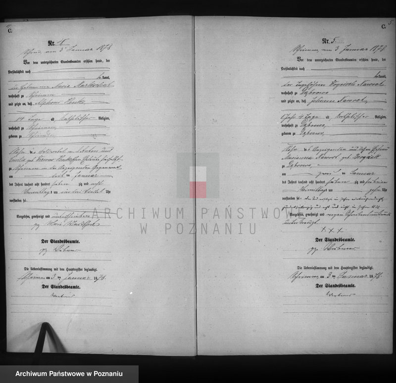 Obraz 4 z jednostki "Księga zgonów"