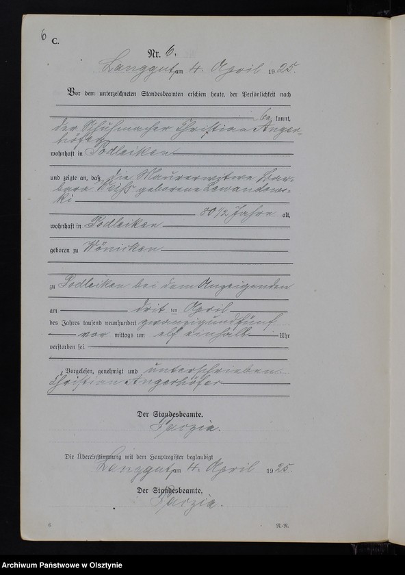 image.from.unit.number "Sterbe-Neben-Register Nr 1 - 10"