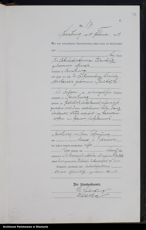 image.from.unit.number "Sterbe-Haupt-Register Nr 1 -189"