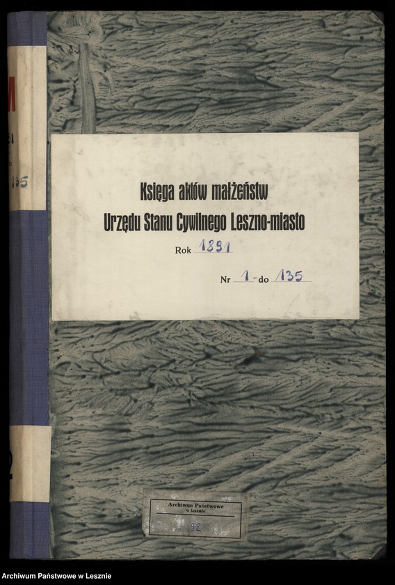 Obraz 2 z jednostki "[Księga małżeństw]"