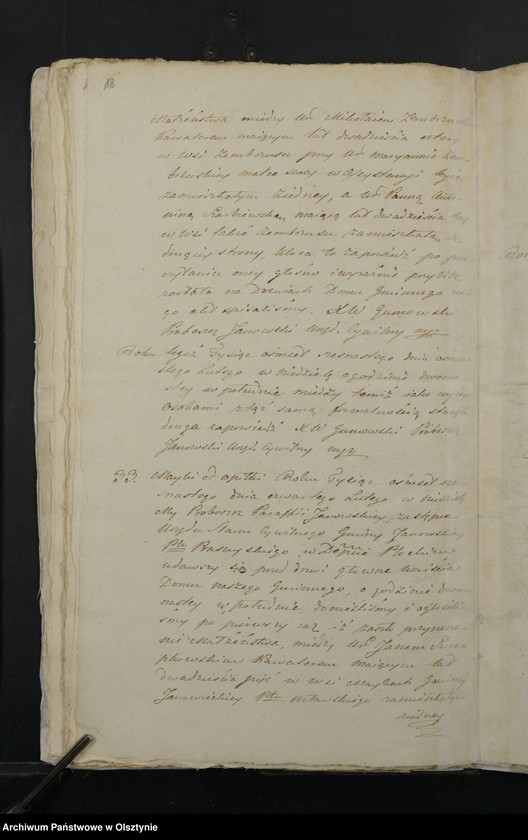 image.from.unit.number "Akta Zapowiedzi Gmina Janow powiat przasnyski z roku 1815-o/16"