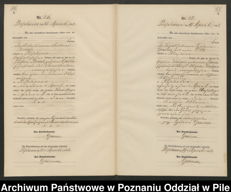 Obraz 16 z jednostki "Księga urodzeń"