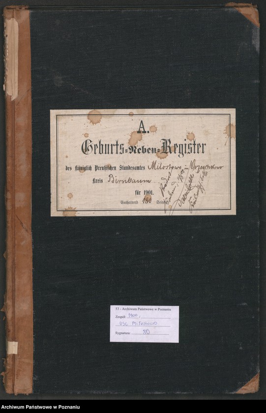 Obraz 2 z jednostki "Geburts-Neben-Register"