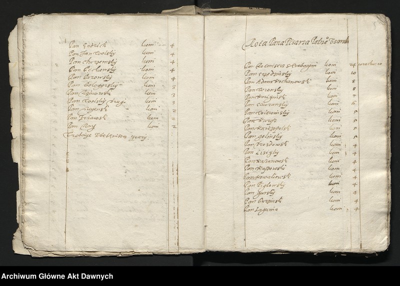 image.from.unit.number "Zbiór pism rozmaitych Wydziału Wojskowego tyczących, w. XVI - XVIII"