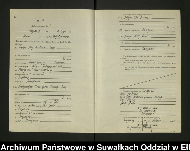 image.from.unit.number "[Heirats - Register (Neben - Register) Standesamt Angerburg einschl. der Bezirke, Gr. Strengeln, Prinowen und Kehlen Kreis Angerburg]"