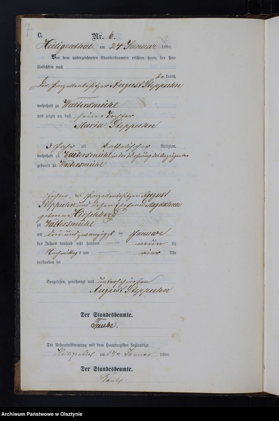 image.from.unit.number "Sterbe-Neben-Register Nr 1 - 45"