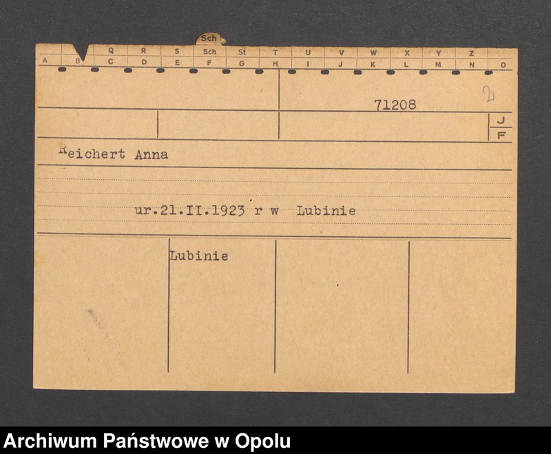 Obraz 4 z jednostki "[Ziebs Johann, ur. 12.11.1890, zam. Beuthen]"
