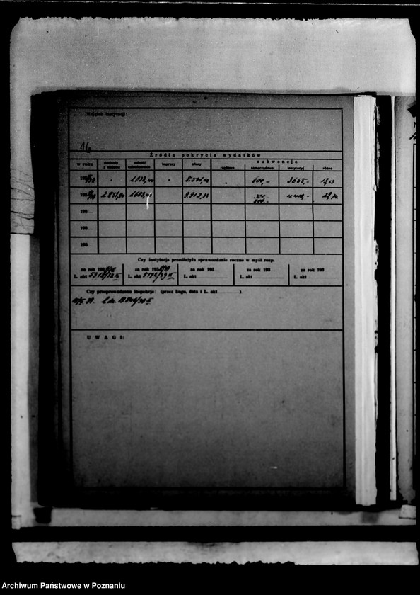 Obraz 20 z jednostki "/Kartoteka instytucji opiekuńczych/"
