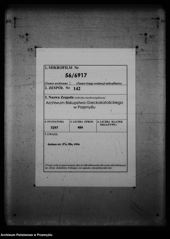 image.from.unit.number "[Kopie ksiąg metrykalnych parafii Smolnik z filią Mików (dekanat Łupków)]"