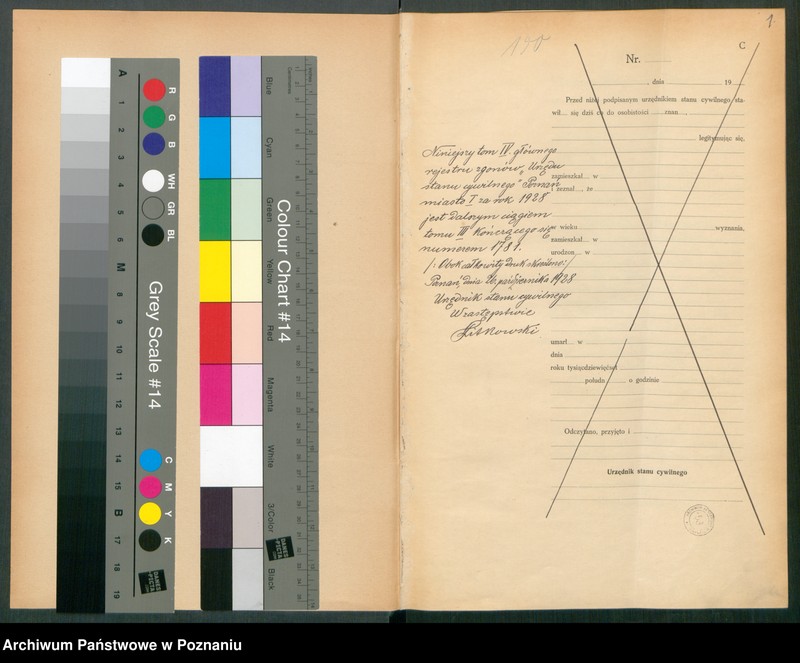 Obraz 3 z jednostki "Księga miejscowa zgonów tom IV [Rejestr główny zgonów]"