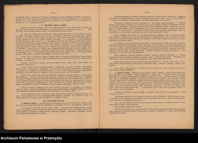 image.from.unit.number "Sprawozdanie Dyrektora Gimnazjum Macierzy Polskiej w Gdańsku za rok szkolny 1934/35"