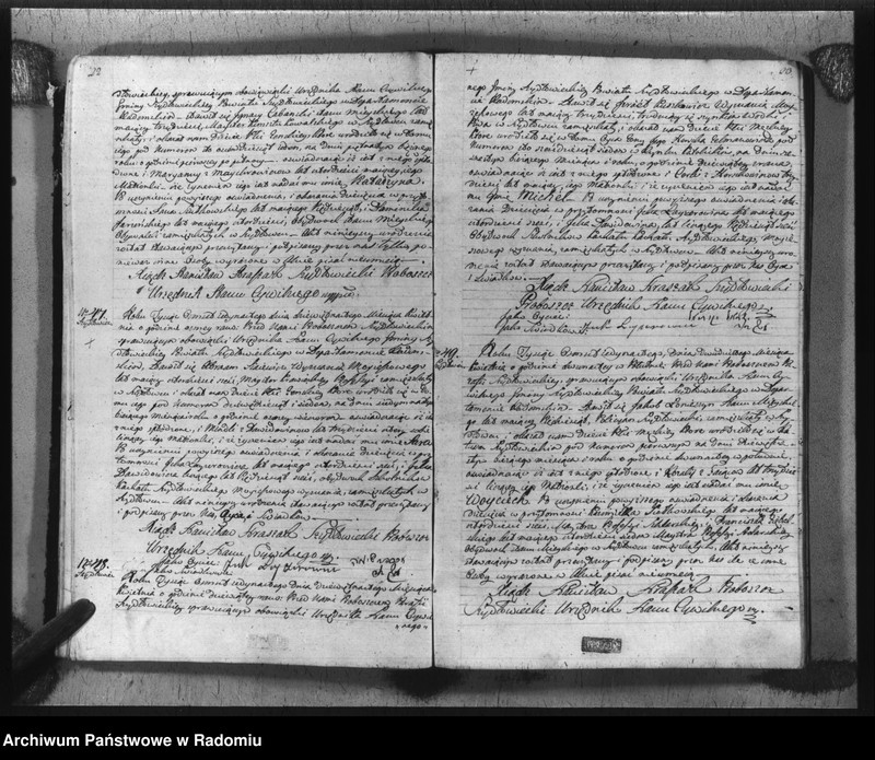 image.from.unit.number "Akta urzędnika stanu cywilnego gminy Szydłowiec z roku 1811"