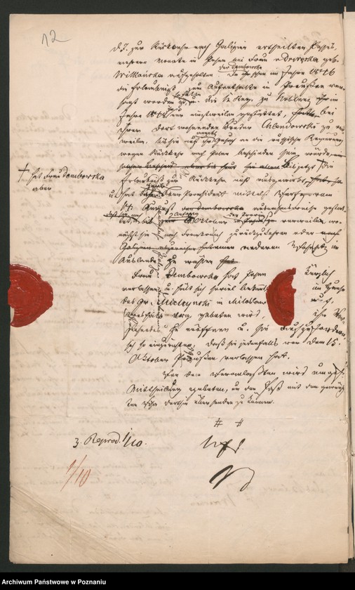 Obraz 16 z jednostki "A. betr. Personalia der Witwe Angelica von Dembowska und ihre Söhne Czeslaw und Eduard"