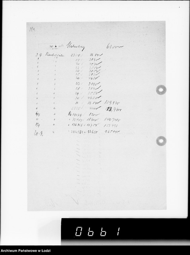 Obraz 18 z jednostki "Aufträge 10501- 10590"