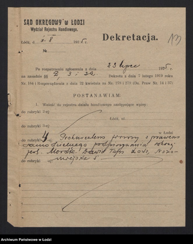 Obraz 15 z jednostki "Zyndel Fein - skład skór"