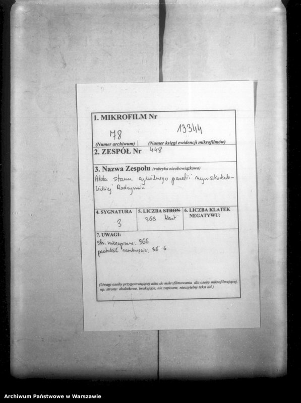 image.from.unit.number "Akta urodzeń parafii rzymskokatolickiej Radzymin w latach 1893-1898"