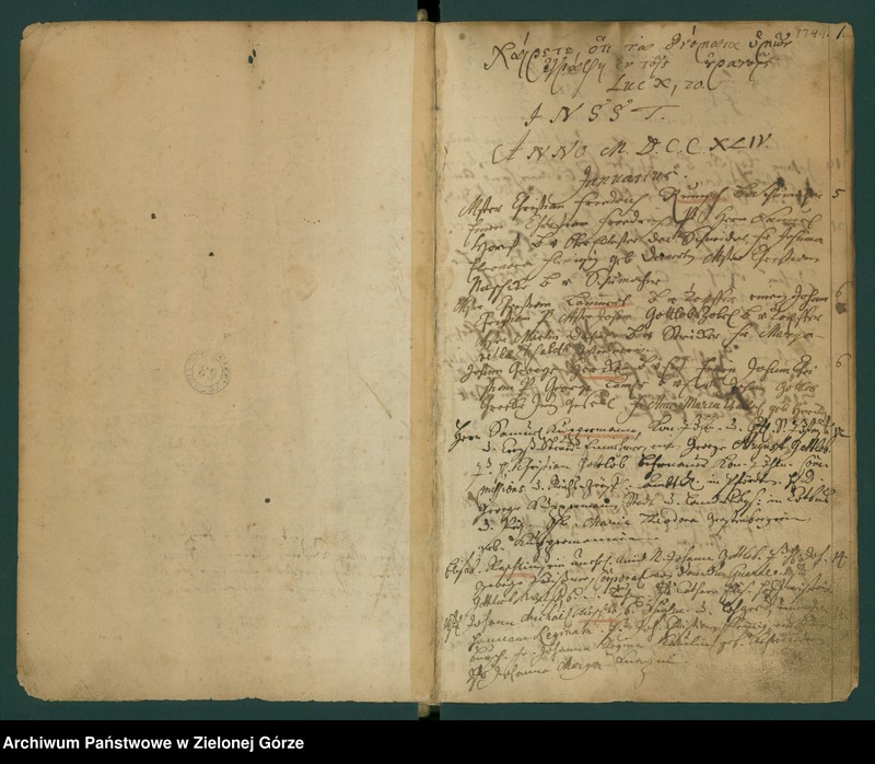 image.from.unit.number "Tauf-Register Jahr 1744-1785"