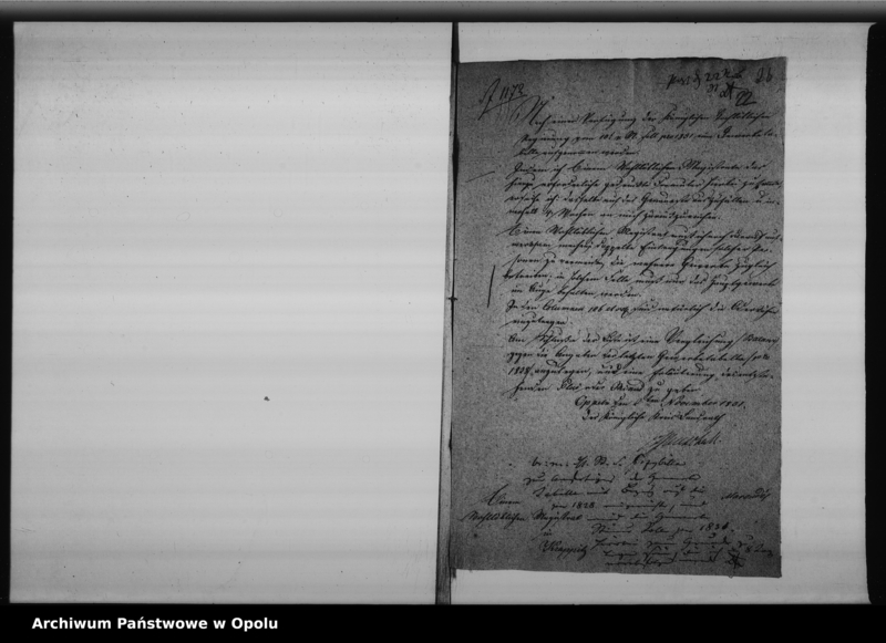 Obraz 20 z jednostki "Acta betreffend die Aufnahme und Einreichung der Gewerbe Tabelle pro 1828"