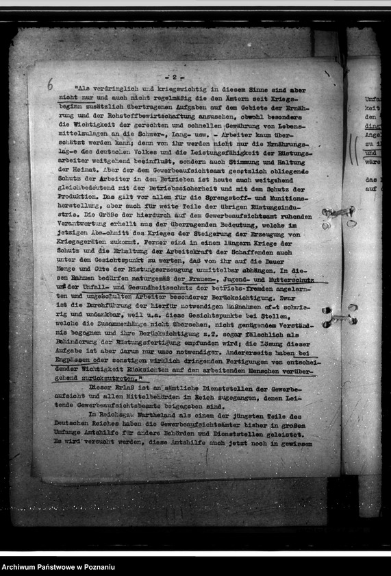 Obraz 10 z jednostki "Geschäftsgang. Dienstzeit. Gewerbeaufsicht. Politische Beurteilung der Beamten. Entlohnung der Polen. Ausder Rede des Gauleiters"