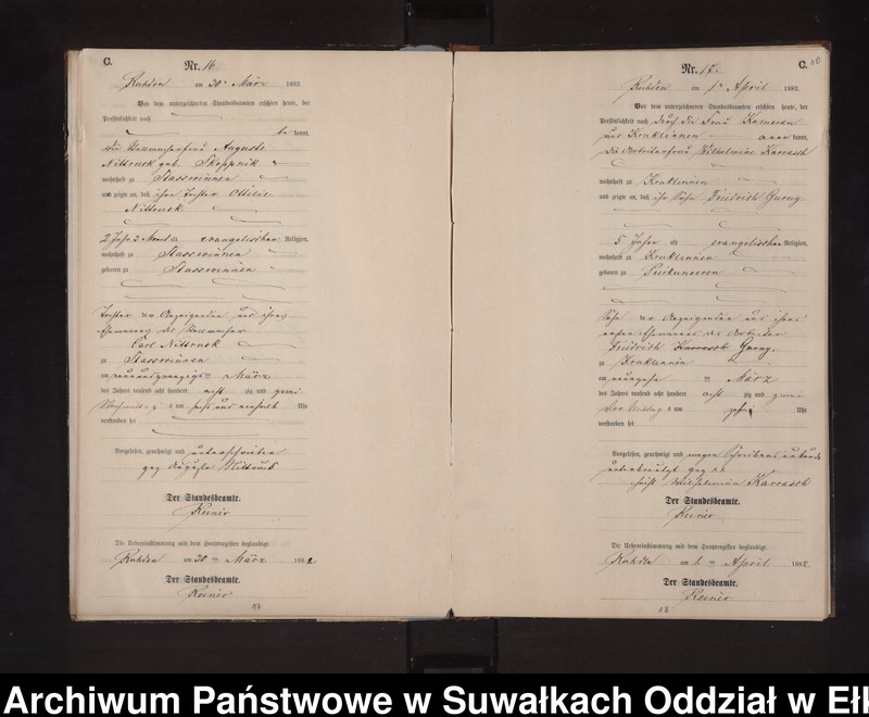 image.from.unit.number "Sterbe-Neben-Register des Preussischen Standes-Amtes Stasswinnen Kreis Loetzen"
