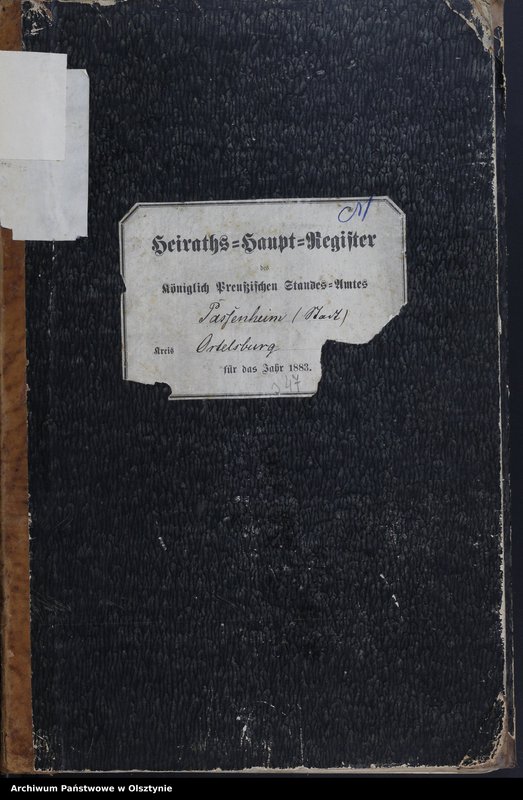 image.from.unit.number "Heiraths-Haupt-Register Nr 1 - 23"