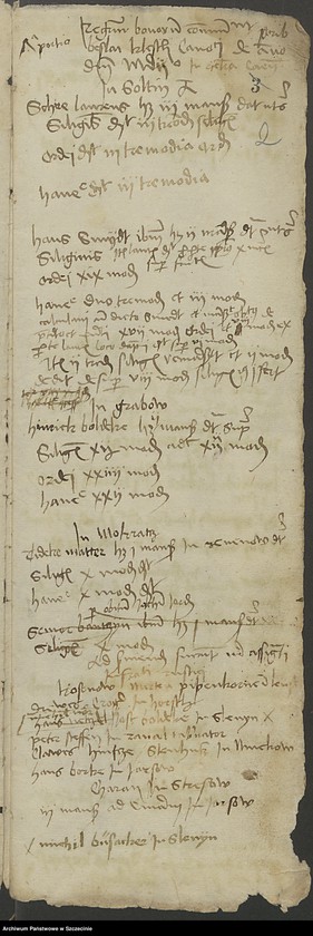 Obraz 6 z jednostki "Regestum bonorum communium ecclesiae Camminensis quarta portione decani Pribislai Kleist."