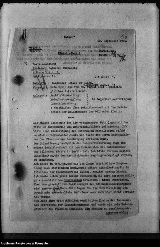 Obraz 18 z jednostki "Schloss Posen - przebudowa"