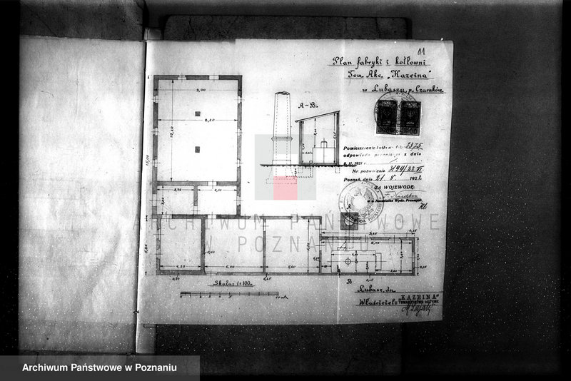 Obraz 15 z jednostki "Fabryka kazeiny w Lubaszu pow. czarnkowski własność Firma Kazeina T. A. Poznań"