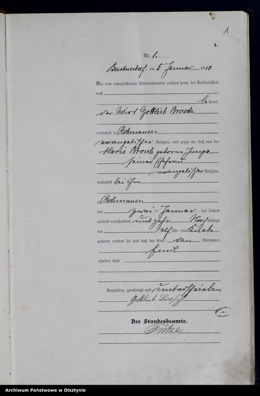 image.from.unit.number "Geburts-Haupt-Register Nr 1 - 200"