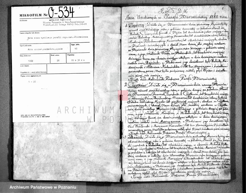 Obraz 2 z jednostki "Akta urodzonych, zaślubionych i zmarłych"