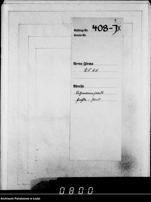 Obraz 13 z jednostki "J[uden] 406-420 [Wnioski Żydów z Getta o zwrot należności za pracę lub towar wzięty na kredyt]"