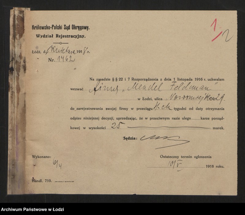 Obraz 4 z jednostki "Mendel Feldman - sprzedaż skór"