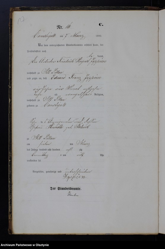 image.from.unit.number "Sterbe-Haupt-Register Nr 1 - 98"