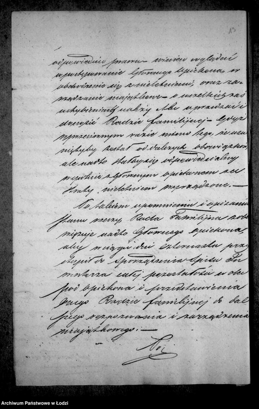 Obraz 17 z jednostki "Akta tyczące się ustanowienia opieki nad nieletnimi dziećmi po Emilii z Wangerów Sparwart"