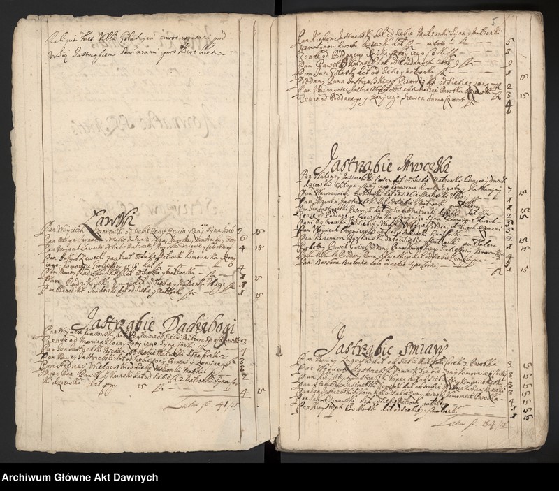 image.from.unit.number "Rejestry pogłównego generalnego z różnych województw."