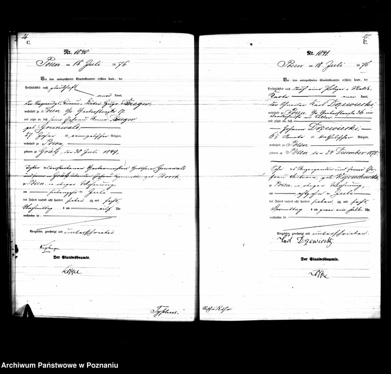 Obraz 16 z jednostki "Księga zgonów"