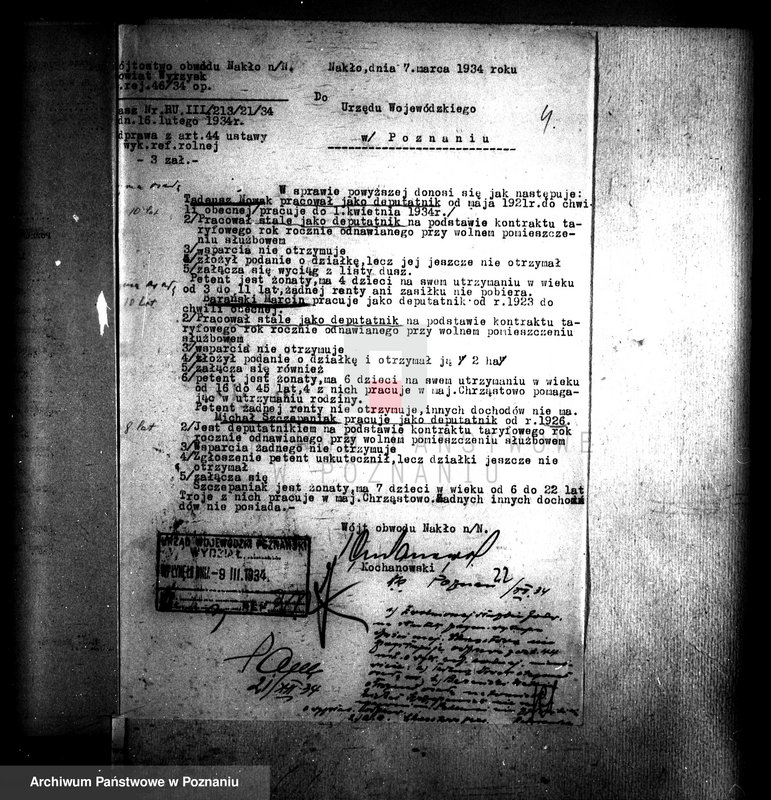 Obraz 8 z jednostki "Odprawy z art. 44 ustawy o reformie rolnej Chrząstowo powiatu wyrzyskiego"