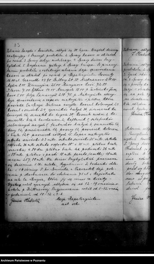 Obraz 20 z jednostki "Protokolarz zebrań Zarządu"