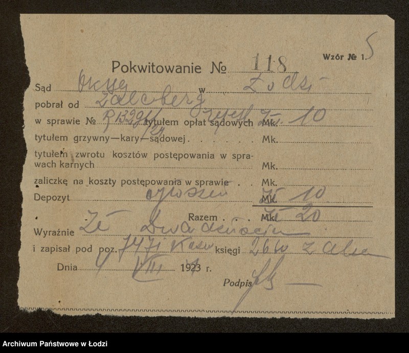 Obraz 7 z jednostki "Moszek Hersz Zaleberg- sprzedaż manufaktury i chustek"