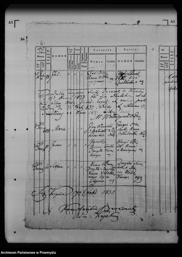 Obraz 10 z jednostki "[Kopie ksiąg metrykalnych parafii Krynica (dekanat Medenice)]"