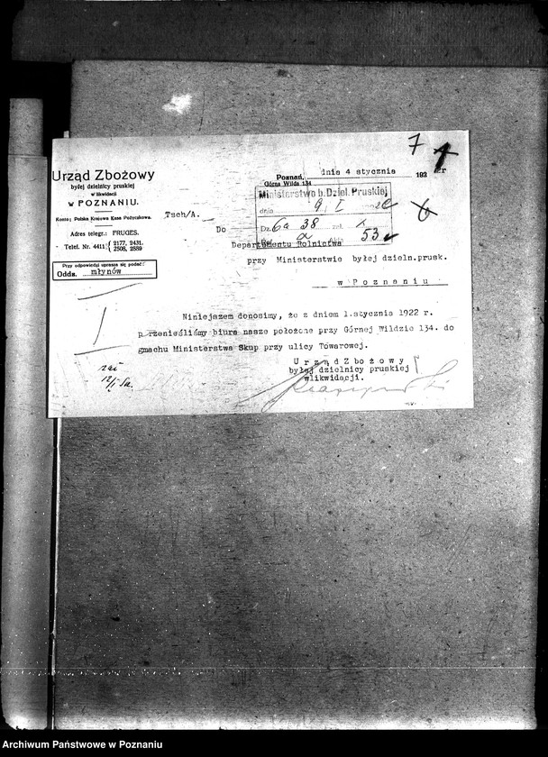 Obraz 11 z jednostki "Sprawy szczegółowo-administracyjne Aprowizacja - rozporządzenia i zarządzenia"