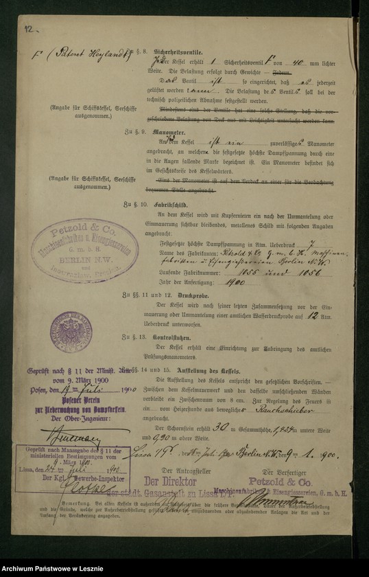 image.from.unit.number "[Wodociągi Miejskie /plany z 1898 r., księga rewizji kotła zainstalowanego w 1900 r./]"