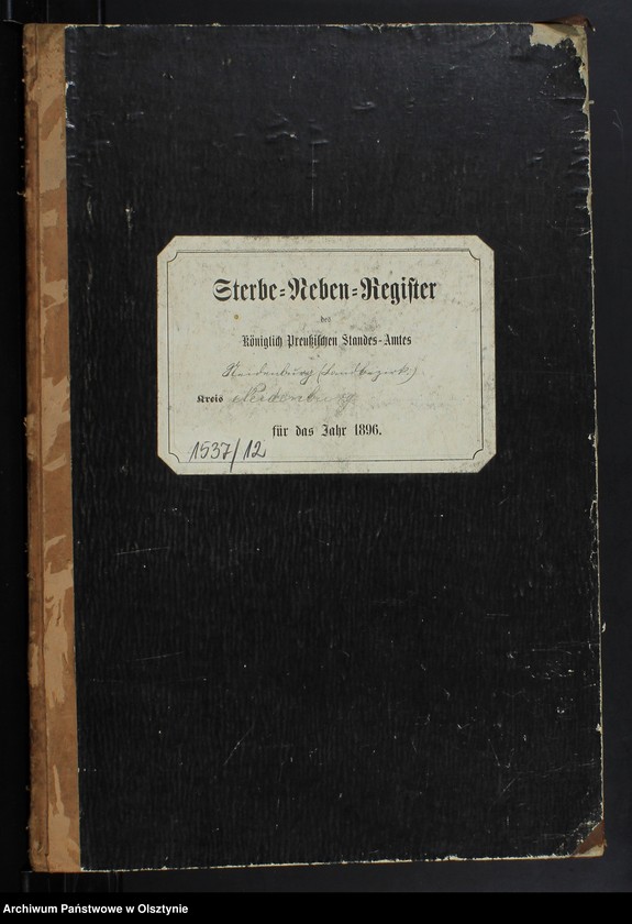 image.from.unit.number "Sterbe-Neben-Register Nr 1 - 72"