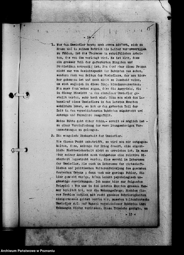 Obraz 19 z jednostki "Protokoły konferencji w sprawie umocnienia niemczyzny w Kraju Warty"